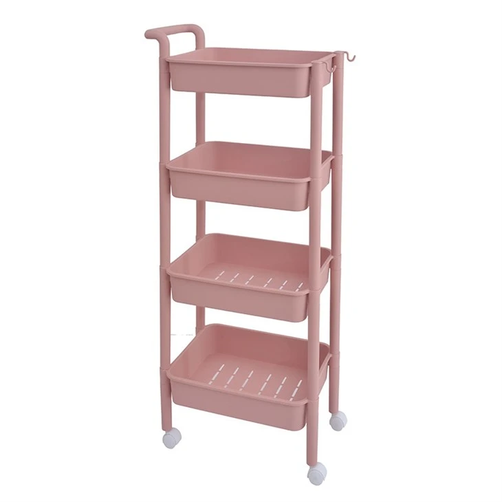 Plastic Utility shelf cart 06